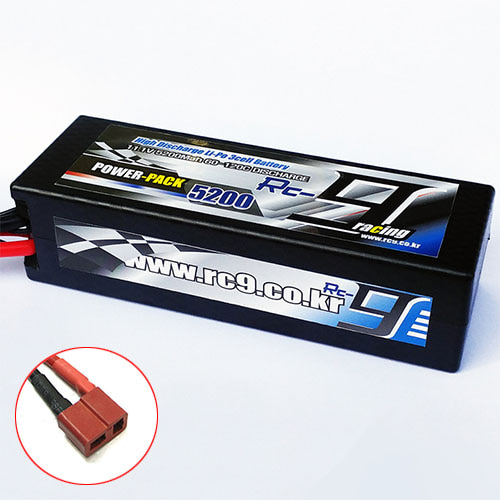 하비몬11.1V 5200mAh 60-120C 3S Hard Case Lipo Battery (딘스잭)[상품코드]RC9