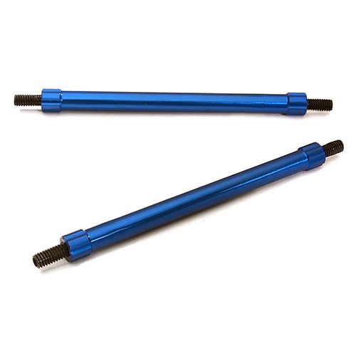 하비몬[#C28886BLUE] Billet Machined 90mm Aluminum Linkages (2) M4 Threaded for 1/10 Scale Crawler (Blue)[상품코드]INTEGY