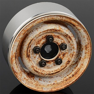 하비몬[#Z-W0043] [4개] Landies Vintage Stamped Steel 1.55&quot; Beadlock Wheels (Rust)[상품코드]RC4WD