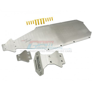 하비몬[#MAEZSP1-OC] [크라톤 6S EXB] Stainless Steel Main Chassis Protection Plate w/Bumper (Hollow Version) for 1/8 Kraton 6S EXB (아르마 #ARA320570 옵션)[상품코드]GPM