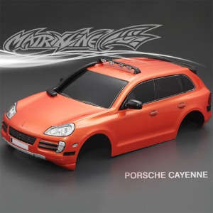 하비몬[#PC201003R-2A] (완제품) 1/10 Porsche Cayenne Body Shell Finished w/Light Bucket (Orange)[상품코드]MATRIXLINE