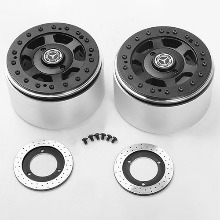 하비몬[VVV-C0989] (2개입) TNK 2.2&quot; Beadlock Wheels w/ Brake Discs (2x)[상품코드]CCHAND