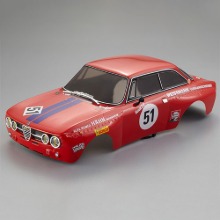 하비몬[#KB48251] 1/10 Alfa Romeo 2000 GTAm Body Finished w/Light Bucket (Red｜완성품)[상품코드]KILLERBODY
